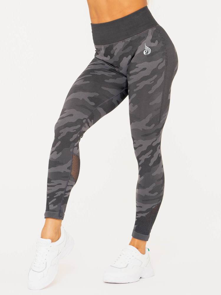 High waisted camouflage leggings on sale