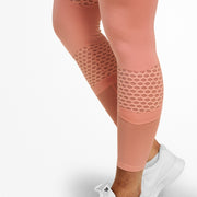 Better Bodies Waverly Mesh Tights - Rose Dawn
