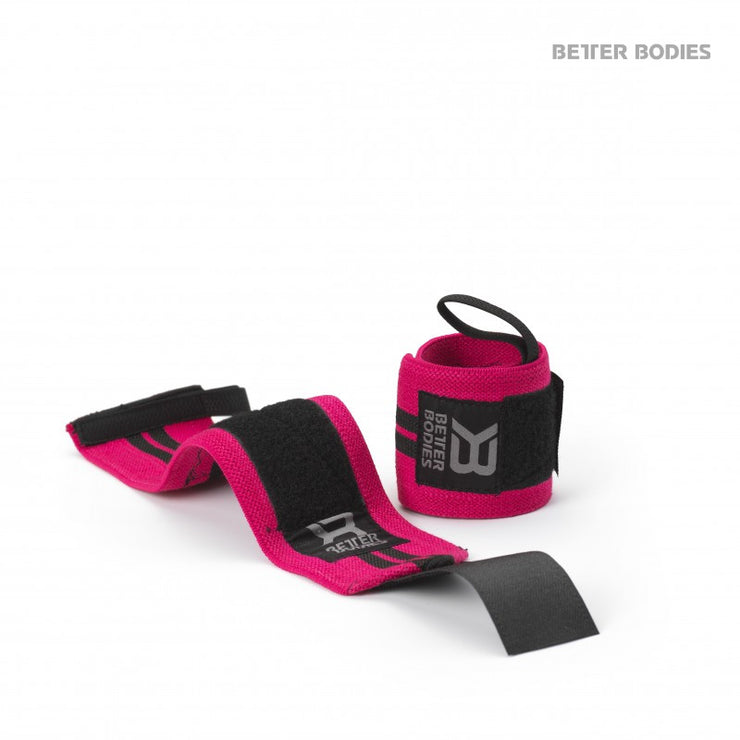 Better Bodies Womens Wrist Wraps - Hot Pink