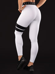 Ryderwear Block Banded Tights Limited - White