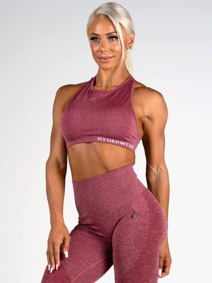 Ryderwear Seamless Sports Bra - Wine