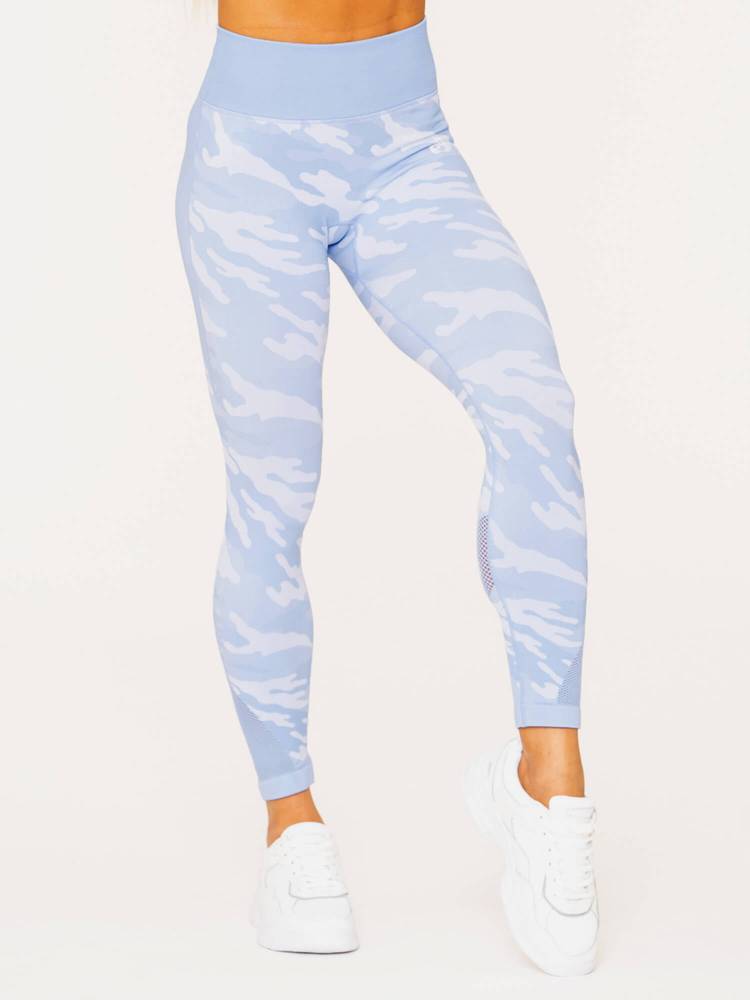 Blue camo yoga pants outlet