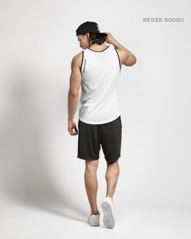 Better Bodies Jersey Tank - White