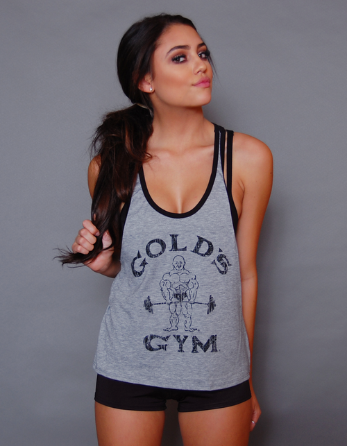 Gold's Gym Women's Stringer - Grey