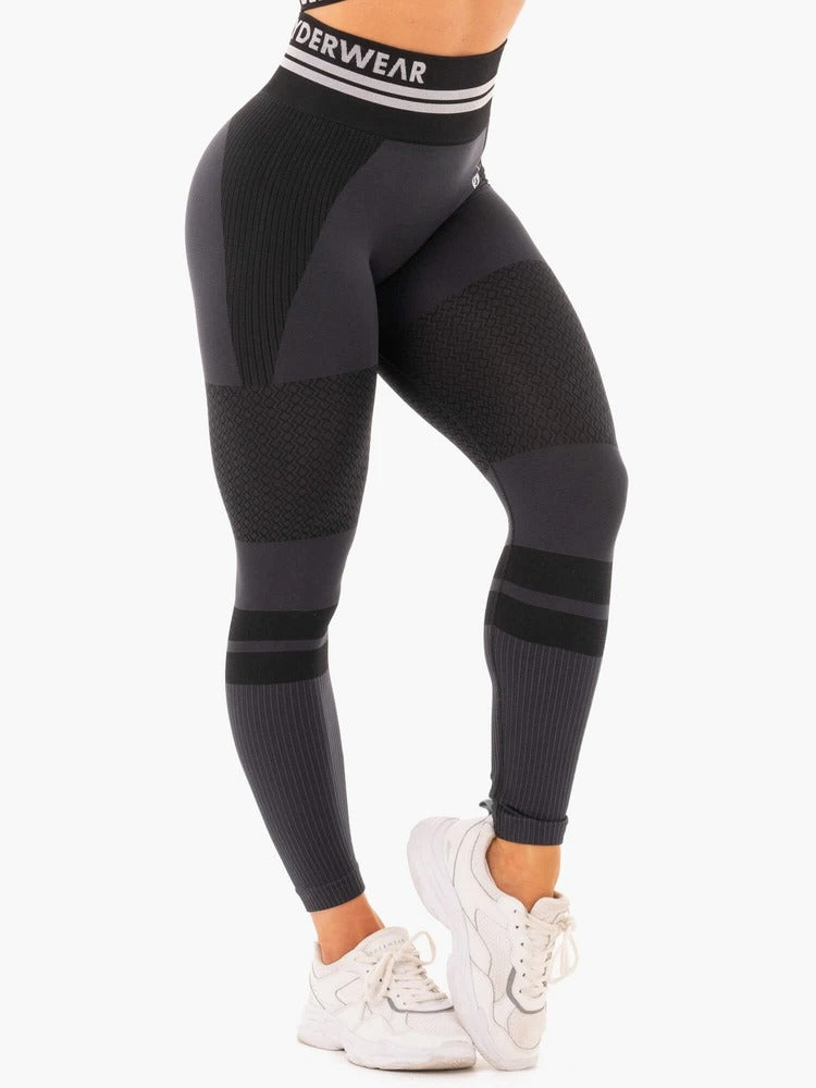 Ryderwear Freestyle Seamless High Waisted Leggings - Black