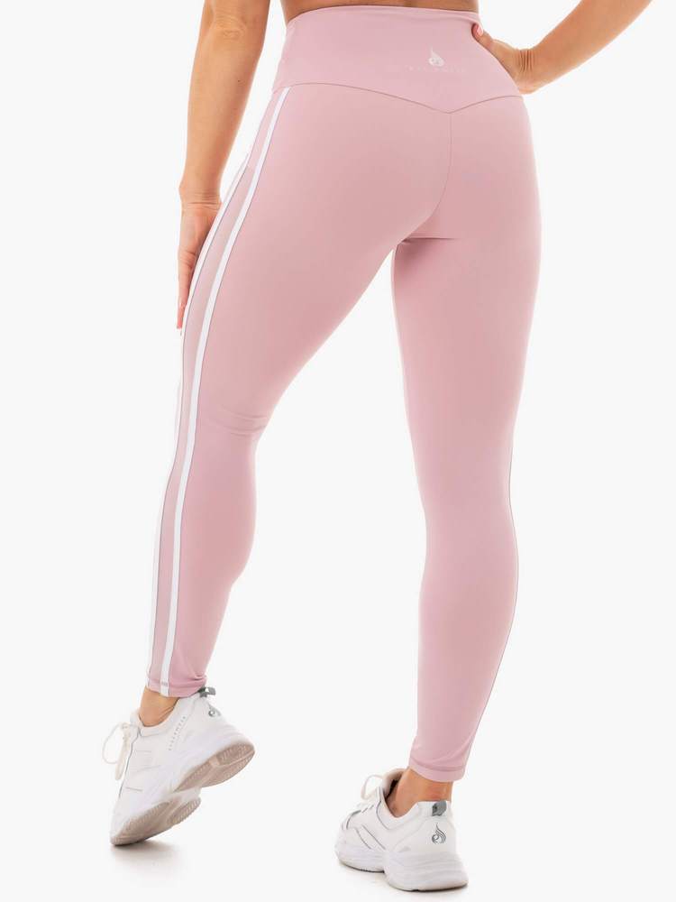Ryderwear Collide High Waisted Leggings - Dusty Pink