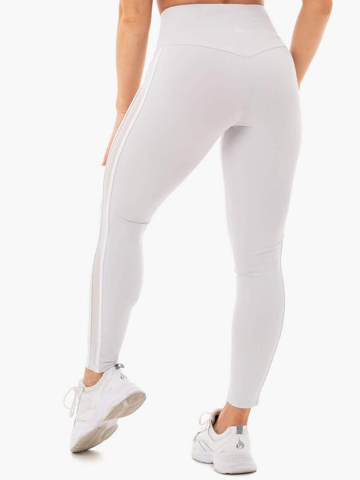 Ryderwear Collide High Waisted Leggings - Pebble Grey