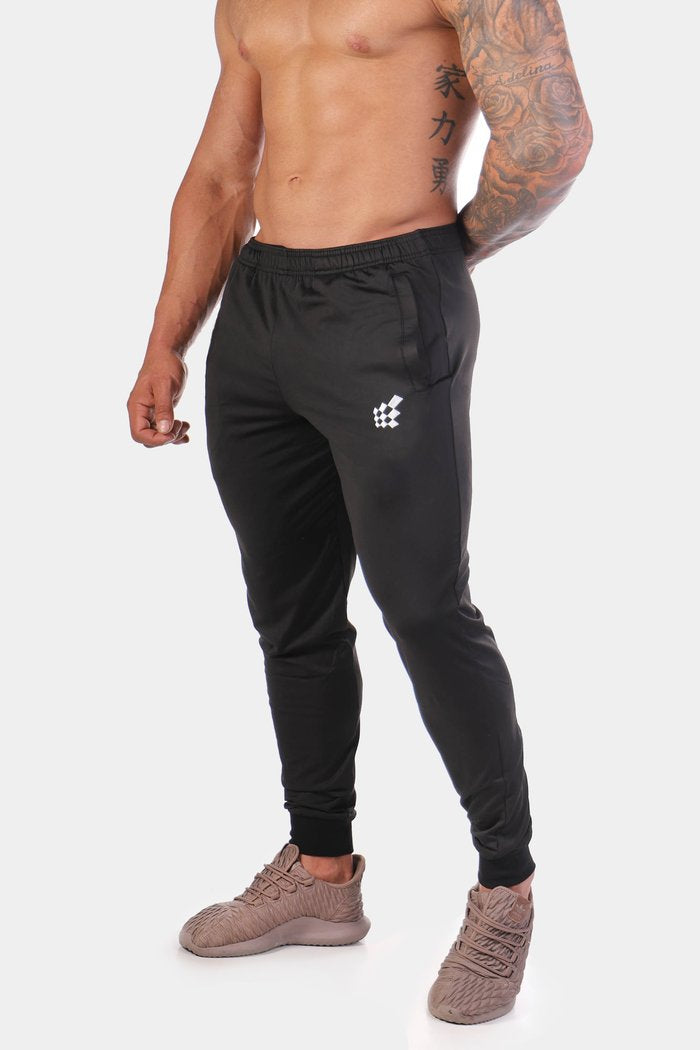 Jed North Matrix Tapered Joggers - Black