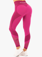Ryderwear Electra Seamless Leggings - Electric Pink