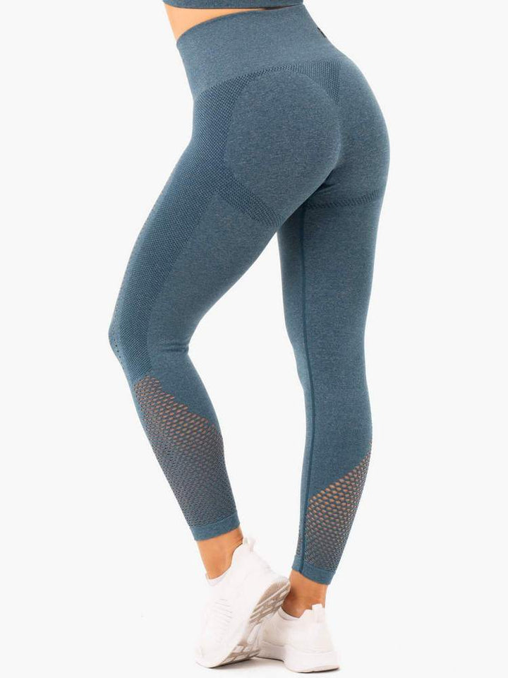 Ryderwear Seamless Staples Leggings - Teal Marl