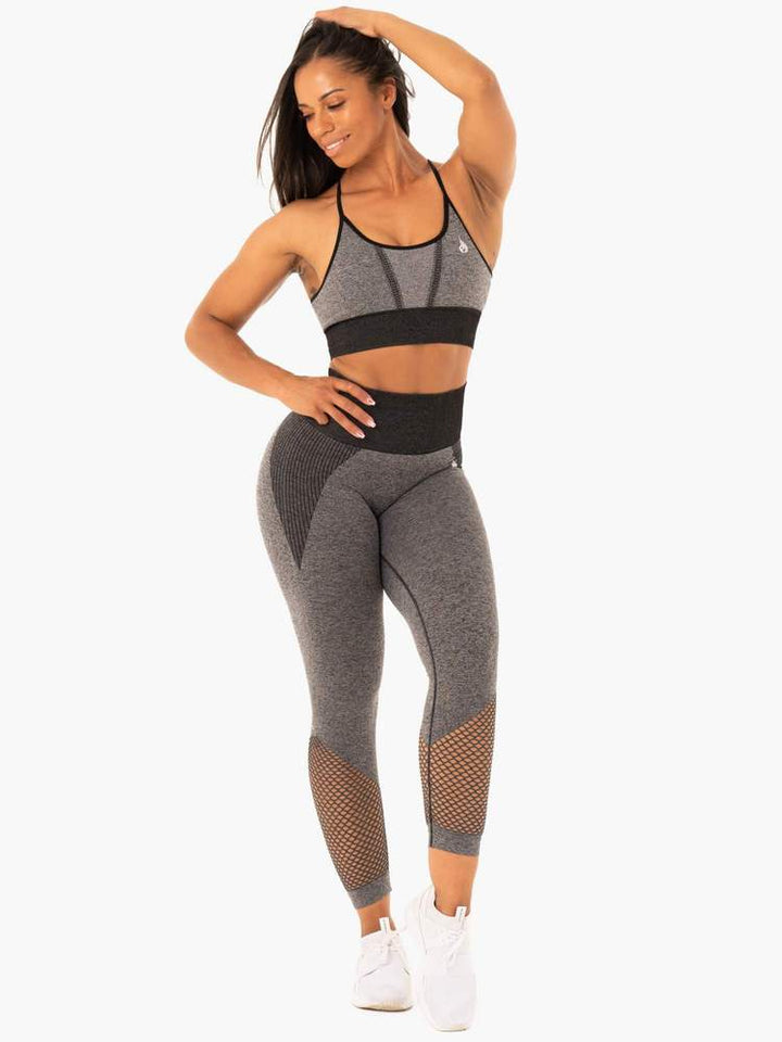 Ryderwear Oasis Seamless Leggings - Black Marl