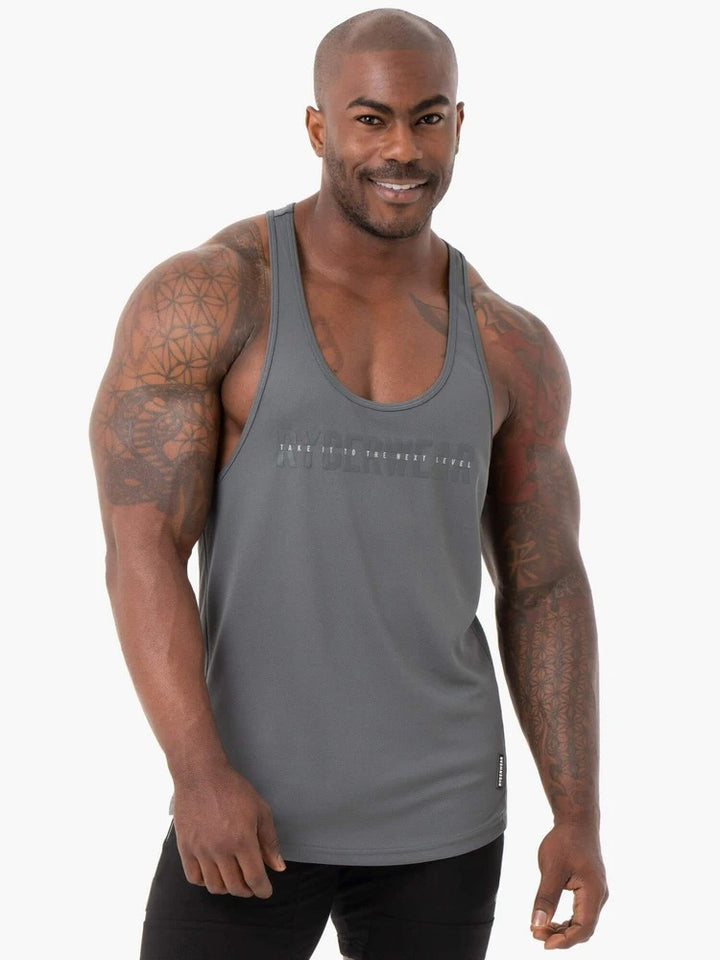 Ryderwear Energy Mesh T-Back - Charcoal