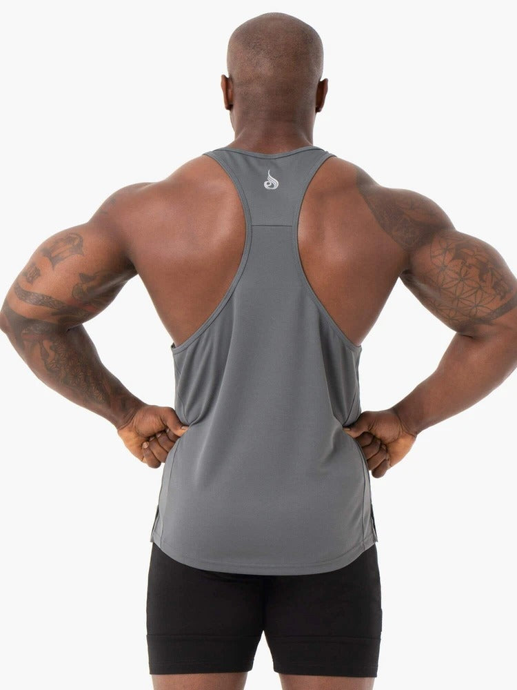 Ryderwear Energy Mesh T-Back - Charcoal