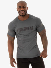 Ryderwear Flex Mesh T-Shirt - Charcoal