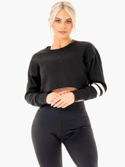 Ryderwear Motion Cropped Sweater - Black