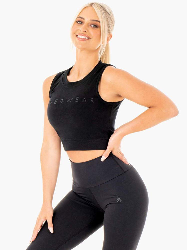 Ryderwear Motion Crop Top - Black