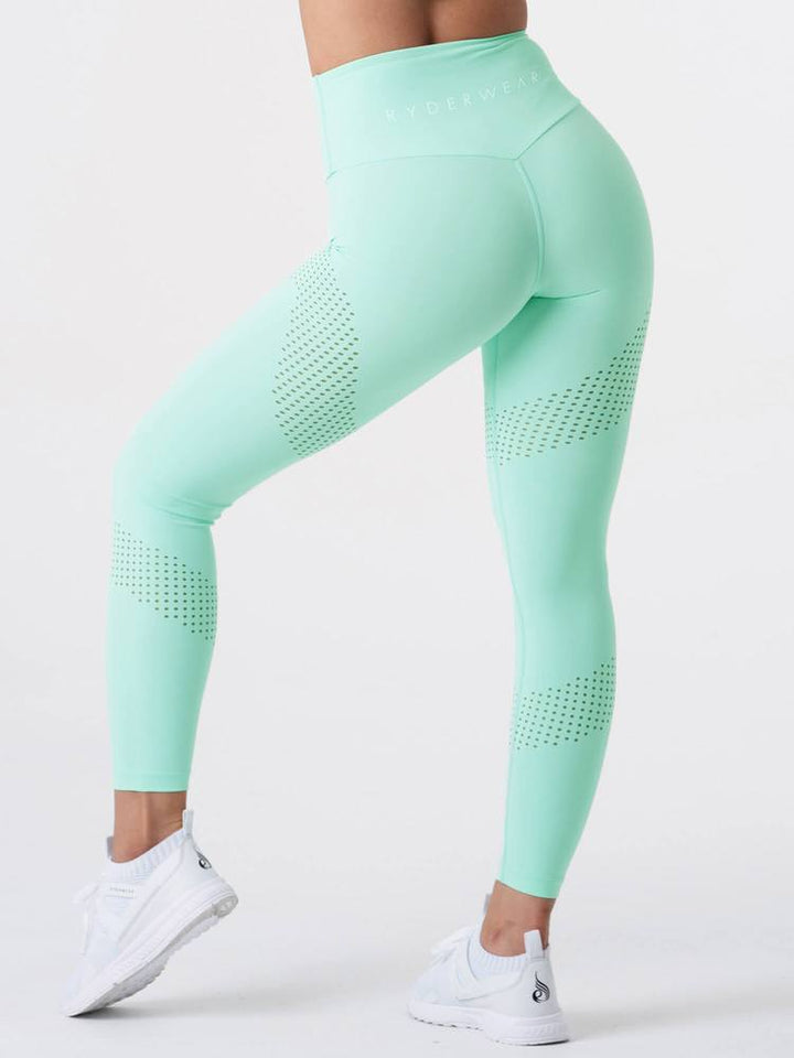 Ryderwear Pastels High Waisted Leggings - Mint