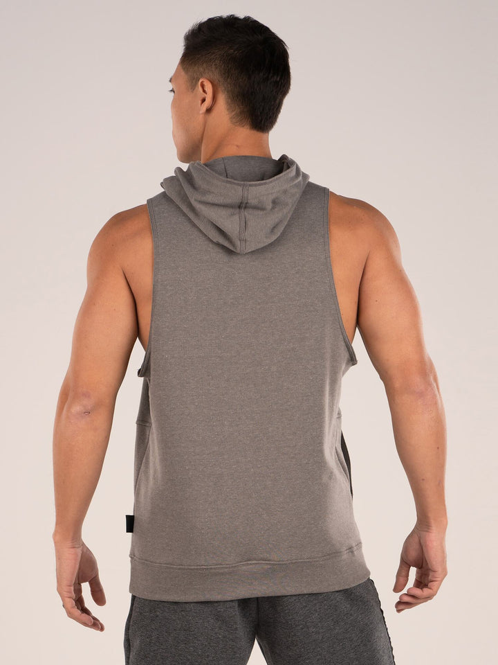 Ryderwear Royal Sleeveless Hoodie - Charcoal