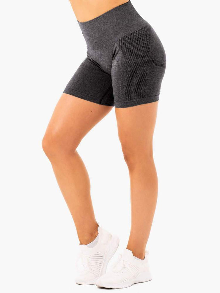 Ryderwear Seamless Staples Shorts - Charcoal Marl
