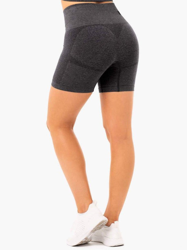 Ryderwear Seamless Staples Shorts - Charcoal Marl