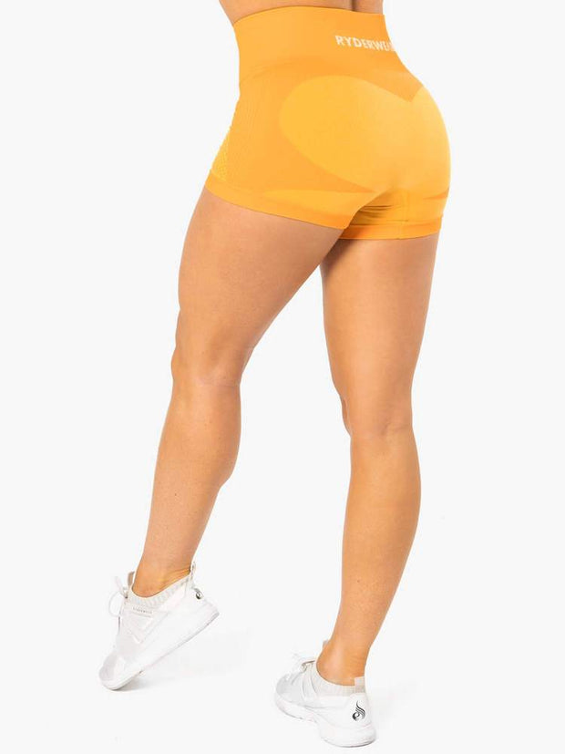 Ryderwear Electra Seamless Shorts - Electric Yellow