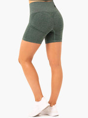 Ryderwear Seamless Staples Shorts - Forest Green Marl