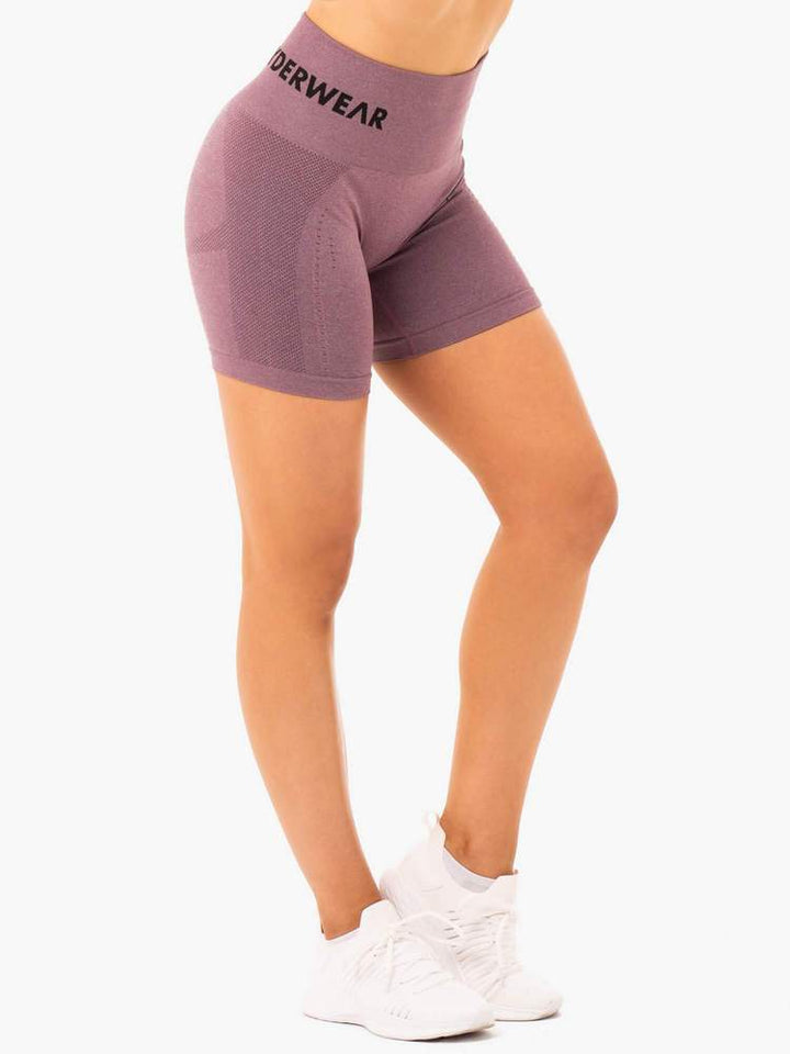 Ryderwear Seamless Staples Shorts - Purple Marl