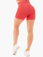 Ryderwear Seamless Staples Shorts - Red Marl