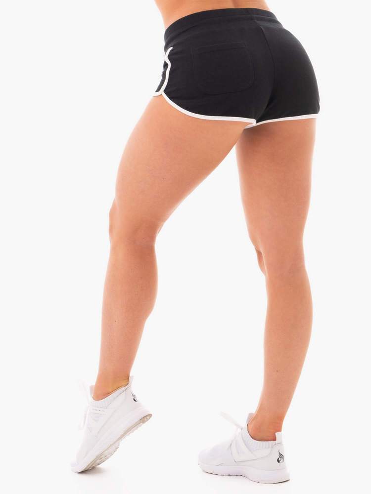 Ryderwear Courtside Track Shorts - Black