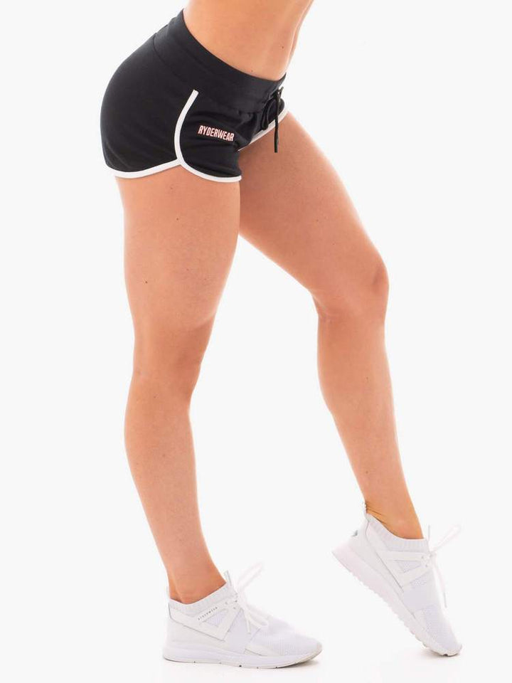 Ryderwear Courtside Track Shorts - Black