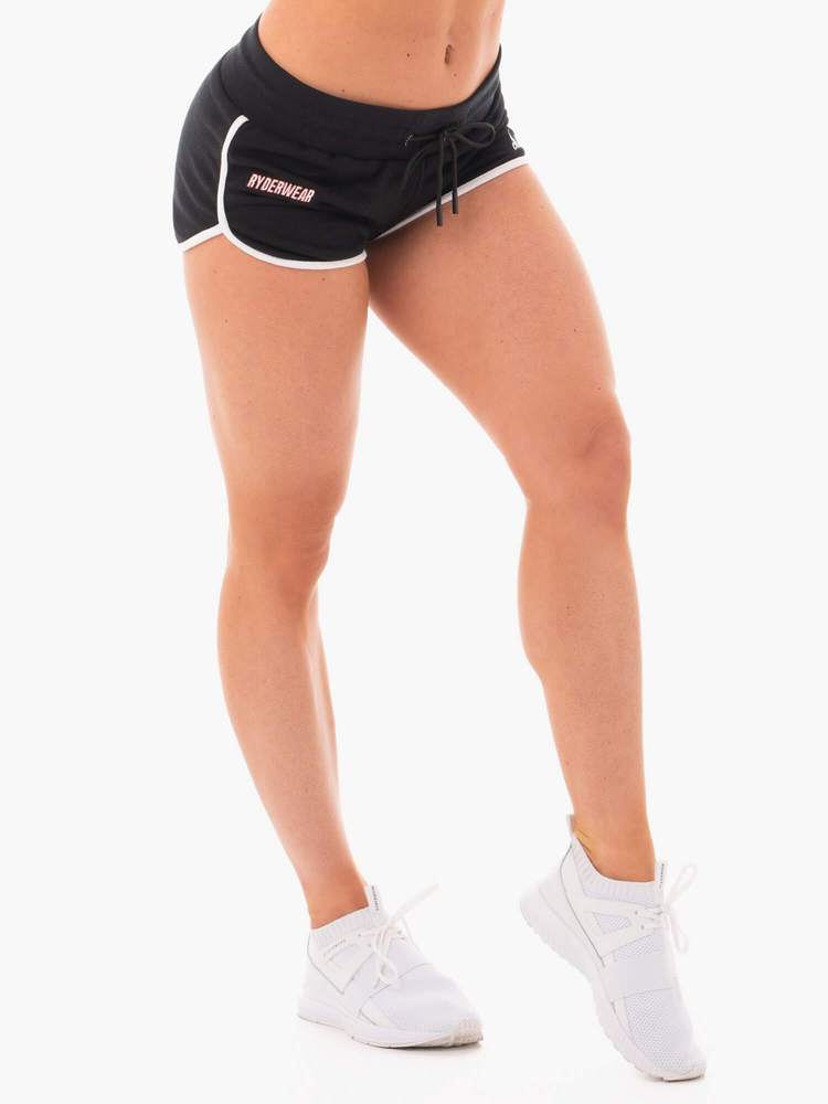 Ryderwear Courtside Track Shorts - Black